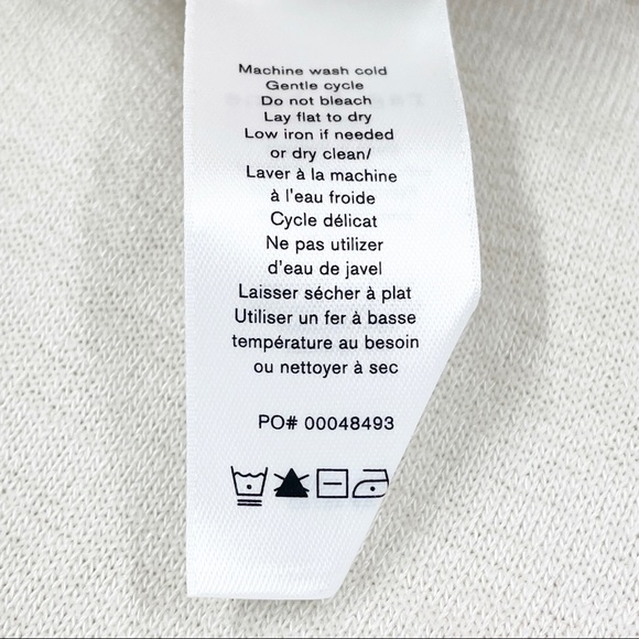 NWT Rag & Bone Lounge Pajama Set Nigthwear Knit Top Shorts Off White Beige XS - Picture 16 of 16